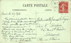 Paris - 4 - Vue des Tours de Notre Dame - La Seine - CPA 