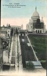 Paris - 18 - Sacre Coeur - Montmartre - Funiculaire - CPA 