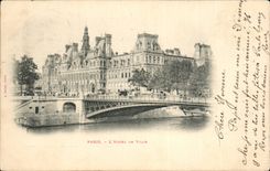 Paris - 4 - Hotel de Ville - CPA 