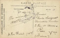 Paris - 8 - Grid of the Park Heap - CPA