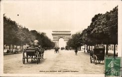Paris - 8 - the Avenue of the Champs Elysees - CPA