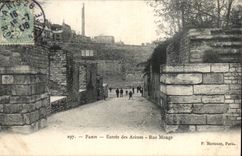 Paris - 5 - Entrance of Arena - Street Monge - CPA
