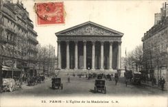 Paris - 8 - the Church of the Madeleine - CPA