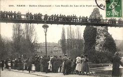 Paris - 19 - Chaumont Hillocks - Edges of the Lake - CPA