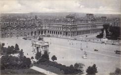 Paris - 1 - Vue Generale du Louvre - CPA 
