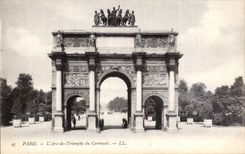 Paris - 1 - L'Arc du Triomphe du Carrousel - CPA 