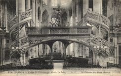 Paris 5 - Church St Etienne of Mount CPA