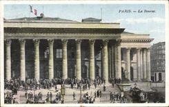 Paris - 2 - the Stock Exchange - CPA