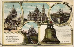Paris - 18 - Souvenir - Sacre Coeur - Montmartre - CPA 