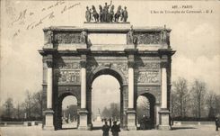 Paris - 1 - L'Arc de Triomphe du Carrousel - CPA 