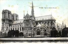 Paris - 4 - Notre Dame - CPA 
