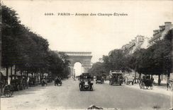 Paris - 8 - Avenue of the Champs Elysees - CPA