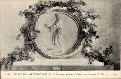 Paris - 1 - Musee des Arts Decoratifs - Panneau Peinture a l'huile - CPA 