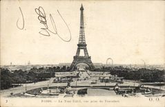 Paris - 7 - Eiffel Tower - Eiffel Tower - CPA