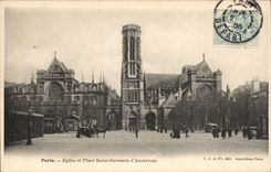 Paris - 1 - Eglise et Place Saint Germain l'Auxerrois - CPA 