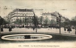 Paris - 8 - the Round Not of the Champs Elysees - CPA
