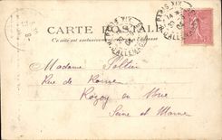 Paris - 3 - Notre Dame Church of the White Coats - dog - dog - CPA