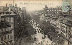 Paris - 2 - Boulevards of the Italians - CPA