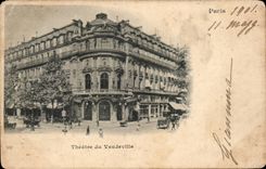 Paris - 9 -Theatre Vaudeville - CPA 