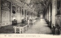 Paris - 1 - Le Musee du Louvre - Galerie d'Apollon - CPA 