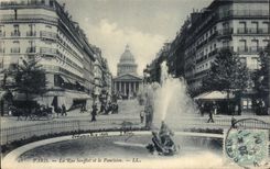 Paris - 5 - the Pantheon - Street Soufflot - CPA