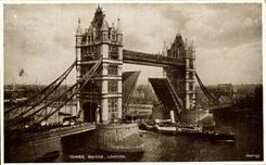 England - England - London - Tower Bridge - CPA