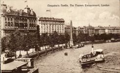 England - England - London - Cleopatra' S Needle - The Thames Embankment - CPA