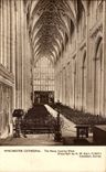 England - England - Winchester Cathedral - The Nave looking West - CPA