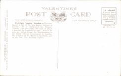 England - England - London - Trafalger Public garden - CPA