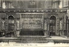 England - England - London - Westminster Abbey - The Altar- CPA