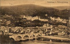 Germany - Deutschland - Heidelberg - Philosophenweg CPA