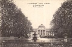 Germany - Deutschland - Wiesbaden - Kurhaus Weiher put - CPA