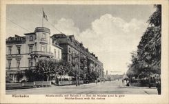 Germany - Deutschland - Nicolasstrasse put Bahnhof - CPA