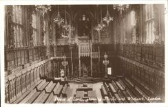 England - England - London - London - House off Lords - Throne and Woodsack - CPA