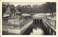 Nimes - Garten des Brunnens Nymphee CPA