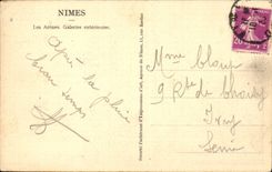 Nimes - die Arena - externe Galerien CPA