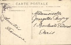 Nimes - Ansicht des Brunnens CPA