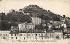 CPA Hyeres gesehen von der oberen Stadt und von den Ruinen des Schlosses