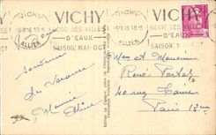 Vichy - Etablissement Thermal du Ire classe - CPA 
