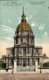 Paris - 7 - Dome of Invalides and New Gardens - CPA
