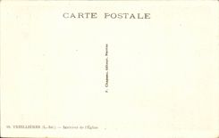 CPA InnenTreillieres von der Kirche