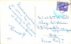 Grenoble - Bridge of the Gate of France - Quays and the Alps - CPA