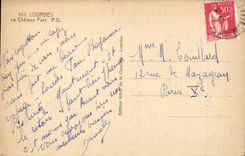 Lourdes - the Castle Fort - CPA