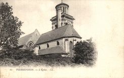 Pierrefonds - die Kirche - CPA