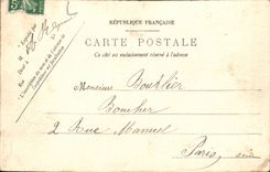 Pierrefonds - die Kirche und das Schloss - CPA