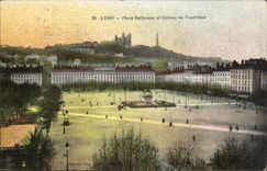 Lyon - Bellecour Platz - CPA