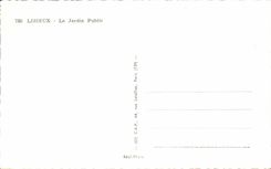 Lisieux - der allgemeine Garten - CPA