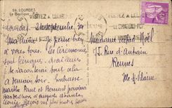 Lourdes - the Basilica - CPA