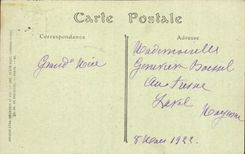 Chartres - the Cathedral - detail - CPA