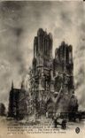 Rennes - Guerre 1914 1915 - Le Crime - Cathedrale incendiee par les Allemands - CPA 